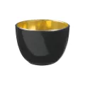 Bol Tulip H39 x xDiam57 65ml noir doré PS